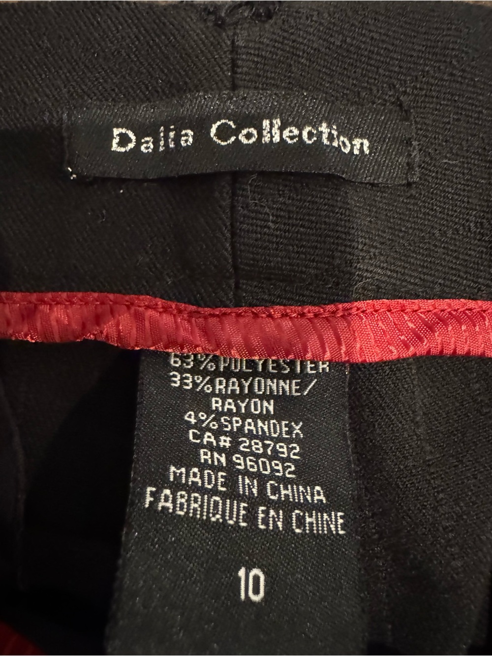 Dalia Collection Black Flare Knit Trousers - Picture 5 of 5